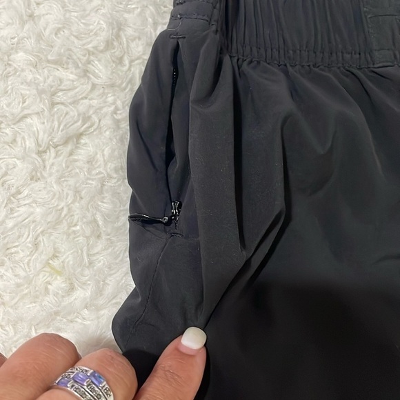 Lululemon Women's Gray and Black Reversible Athletic Shorts - Picture 12 of 14